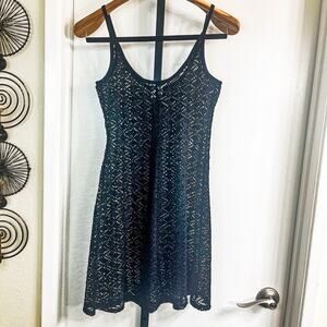 Xhiliaration Womens Swimsuit Cover Up - Black, Size M